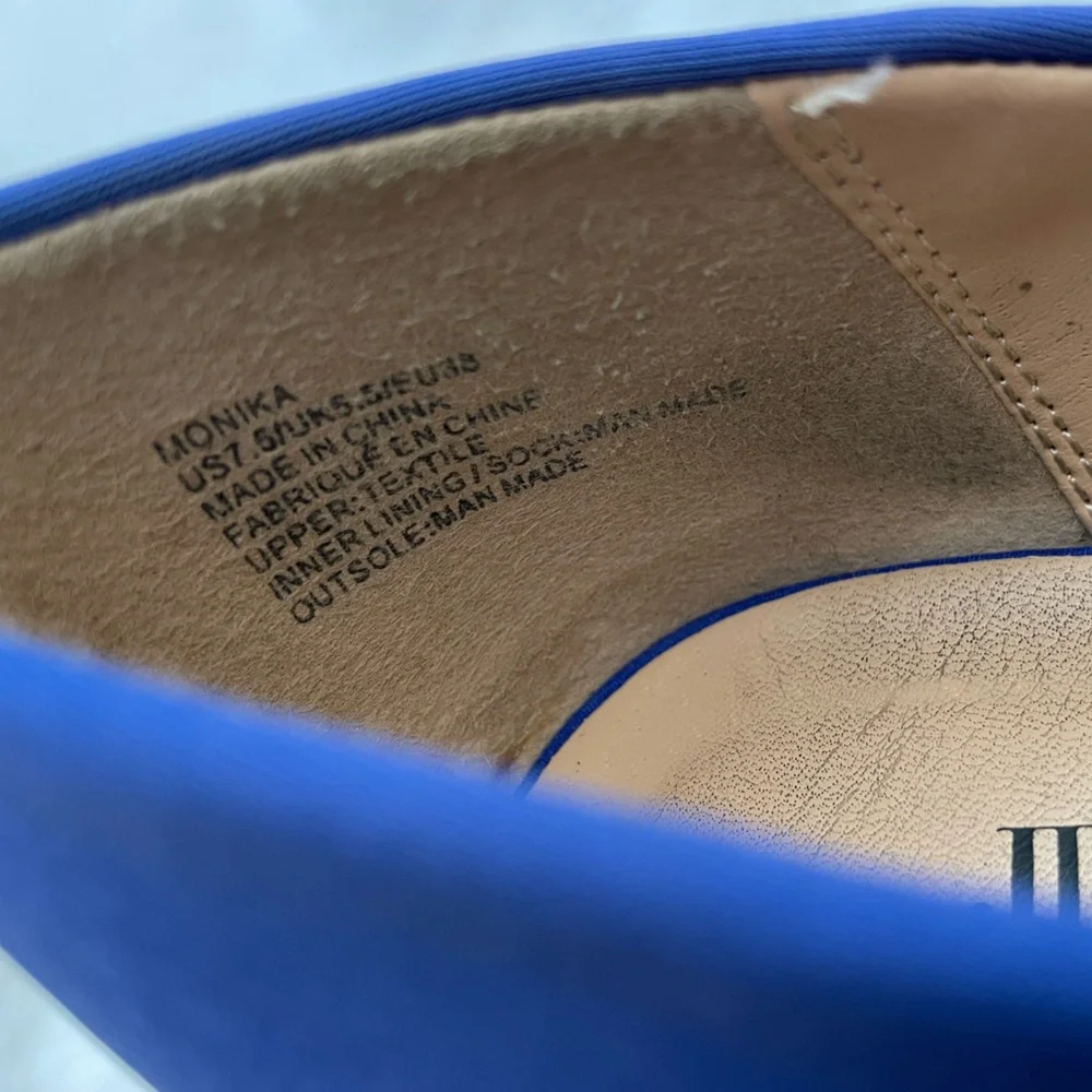 Justfab ‘Monika’ Blue Heels - 7.5 - Picture 4 of 7